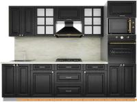 Кухня Интерлиния Мила Деко 2.8 (пепел-пепел-опал светлый) картинка