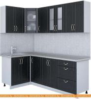 Кухня Интерлиния Мила Крафт 1.2x2.2 (дуб английский) картинка