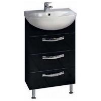 Тумба под умывальник Акватон Ария 65н черная картинка
