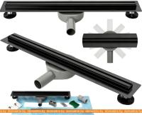 Душевой трап Pea Neo Slim Pro 70 см (черный) картинка