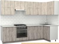 Кухня S-Company Клео крафт 1.2x2.9 правая (артвуд темный/артвуд светлый) картинка