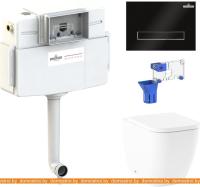 Унитаз Lavinia Boho Relfix One 5 в 1 87060226 (черное стекло) картинка