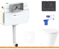 Унитаз Lavinia Boho Relfix Biore 5 в 1 87551048 (greek black искусств. камень) картинка