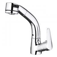 Смеситель для умывальника Ledeme L1055-21 с выдвижной лейкой картинка