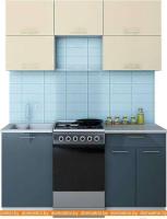 Кухня Интерлиния Мила Gloss 50-16 (ваниль/асфальт) картинка