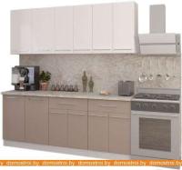 Кухня Кастанье Марта 2.0 (белый глянец/серый камень) картинка