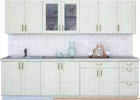 Кухня Интерлиния Мила Крафт 2.8Б (дуб снежный) картинка