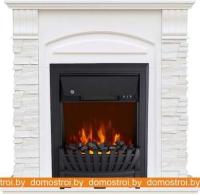 Комплект камина Smolcom Alioth New STD-ASP с Royal Flame Aspen Black (бьянко белый) картинка