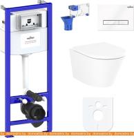 Унитаз Lavinia Boho Relfix Biore Rimless 7 в 1 87040105 (белое стекло) картинка