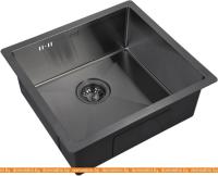 Кухонная мойка ZorG PVD-4844 (графит) картинка