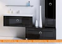 Тумба Aqwella Инфинити 100 Inf.03.10/BLK картинка