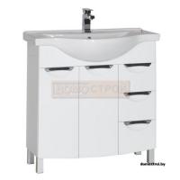 Тумба Aquanet Асти 85 белая картинка