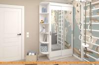 Шкаф-купе ЭлиГард Лагуна ШЛМ-02.Л.2 (белый) картинка