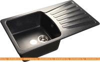 Кухонная мойка GranFest GF-S850L (черный) картинка
