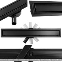 Душевой трап Calani Eco360 80 Black CAL-G0016 картинка