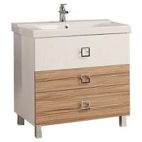 Тумба под умывальник Акватон Стамбул 105 эбони светлый картинка