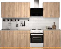 Кухня S-Company Клео лайт 2.2 (дуб сонома/дуб сонома) картинка