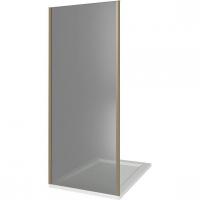 Боковая часть GoodDooor JAZZE SP-100-B-BR 100x185 коричневые стекла картинка