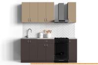 Кухня S-Company Клео колор 1.5 (земля/капучино) картинка