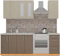 Кухня ВерсоМебель ВерсоЛайн 1-1.6 (бежевый/латте) картинка