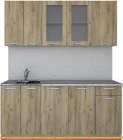 Кухня Интерлиния Мила 18-60 (дуб золотой) картинка