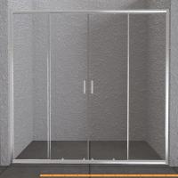 Душевая дверь BelBagno UNIQUE-BF-2-150/180-C-Cr (прозрачное стекло) картинка