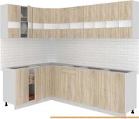 Кухня Кортекс-мебель Корнелия Экстра 1.5x2.5 без столешницы (дуб сонома) картинка