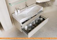 Тумба под умывальник Aqwella Бергамо 100 (акация) Ber.01.10/A картинка