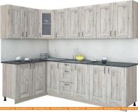 Кухня Интерлиния Мила Хольц 14x26 (дуб серый) картинка