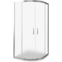 Душевой уголок GoodDoor INFINITY R-90-G-CH 90x90 стекла Grape (без поддона) картинка