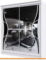 Шкаф-купе SV-Мебель №19 Симфония 2.0 (ясень анкор светлый) картинка