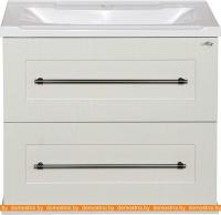 Тумба под умывальник Misty Марта 60 (подвесная, белый) картинка