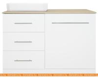 Тумба под умывальник Misty Респект 110 (левая 3 ящика) Э-Рес01110-13ЯЛ картинка