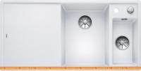 Кухонная мойка Blanco Axia III 6 S-F (разделочная доска из стекла, белый) картинка