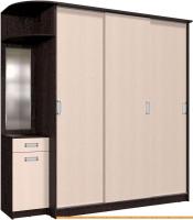 Шкаф-купе Интерлиния Андора АН18.00.04 (дуб молочный/дуб венге) картинка