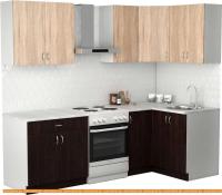 Кухня S-Company Клео лайт 1.2x1.8 правая (венге/дуб сонома) картинка