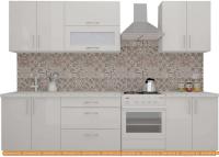 Кухня ВерсоМебель ВерсоЛайн 4-2.3 (белый 001) картинка