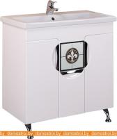 Тумба под умывальник Onika Флорена-Квадро 80.10 (белый) 108024 картинка