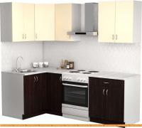 Кухня S-Company Клео лайт 1.2x1.7 левая (венге магия/песочный) картинка