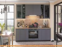 Кухня Vivat Mebel Глетчер-01 (маренго силк) картинка