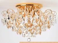 Потолочная люстра Евросвет Crystal 10081/6 (золото/прозрачный хрусталь) картинка
