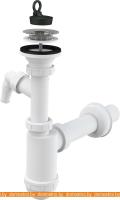 Сифон с переливом Alcaplast A41P картинка