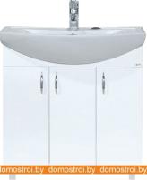 Тумба под умывальник Misty 80 (напольная, белый) картинка