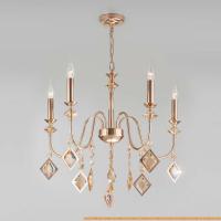 Подвесная люстра Евросвет Strotskis 10110/5 (Золото-Тонированный хрусталь) картинка