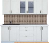 Кухня Интерлиния Мила Крафт 2.2Б (дуб полярный) картинка