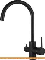 Смеситель Kaiser Merkur 26744-12 (черный мрамор) картинка