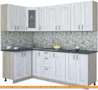 Кухня Интерлиния Мила Хольц 12x23 (дуб белый) картинка