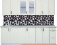 Кухня Интерлиния Мила Крафт 2.5А (дуб снежный) картинка