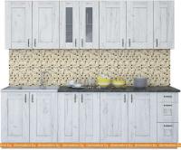 Кухня Интерлиния Мила Хольц 25 (дуб белый) картинка