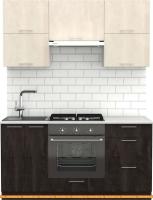 Кухня S-Company Клео крафт 1.6 (северное дерево темное/северное дерево светлое) картинка